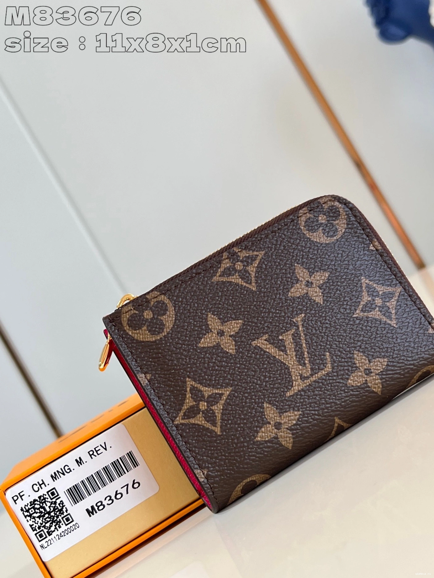 WIS Compact Wallet-11*8.5*1.5CM Vuitton Noa Louis 0720